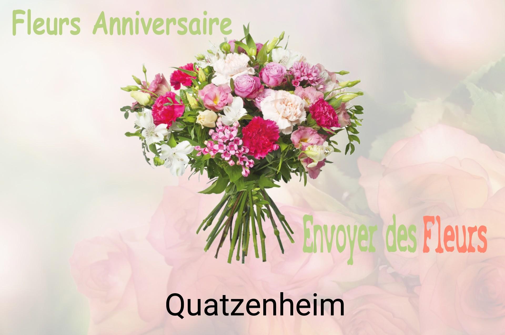 Bouquet de fleurs d’anniversaire livré à Quatzenheim