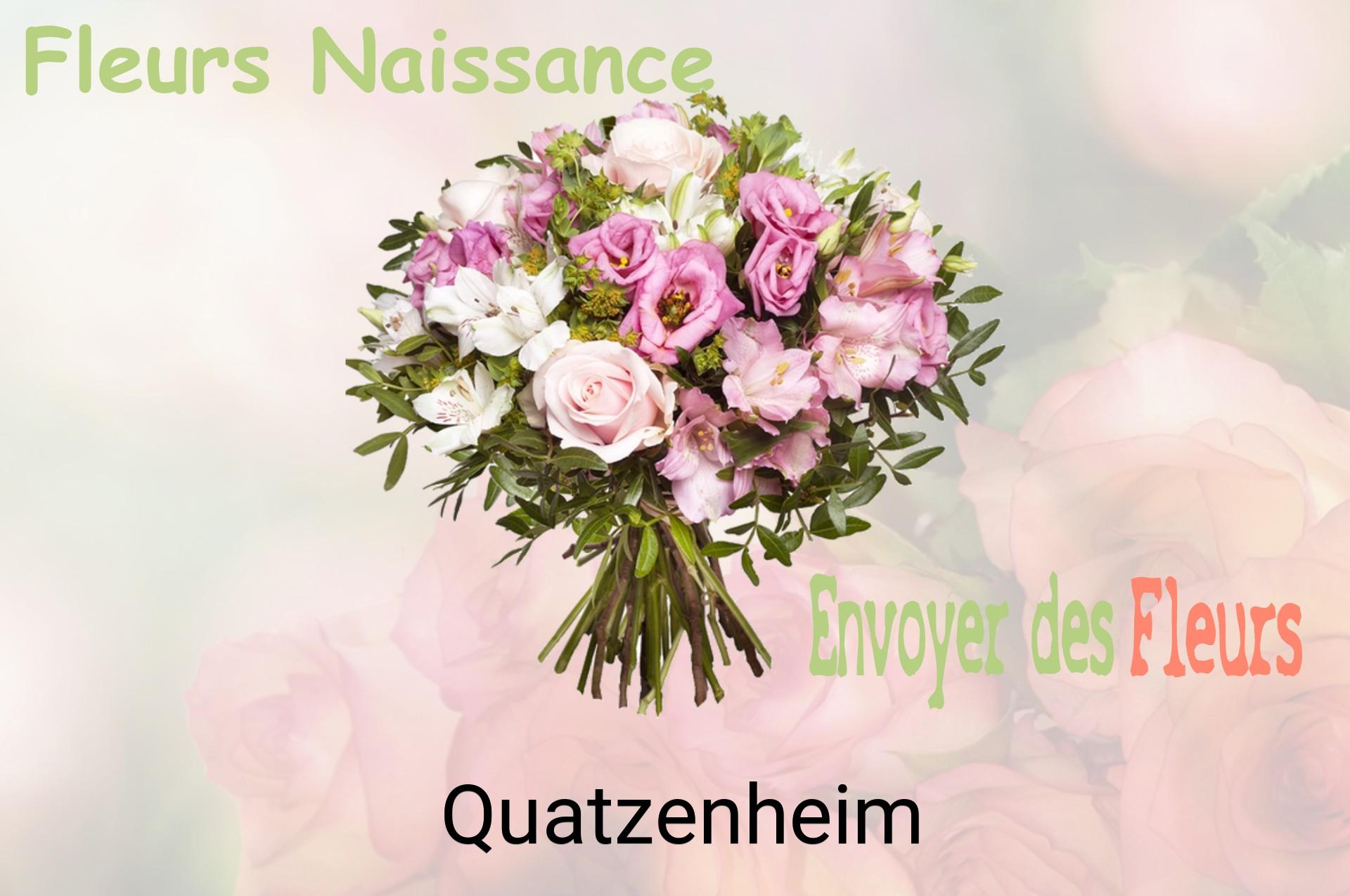 Bouquet de fleurs de naissance livré à Quatzenheim